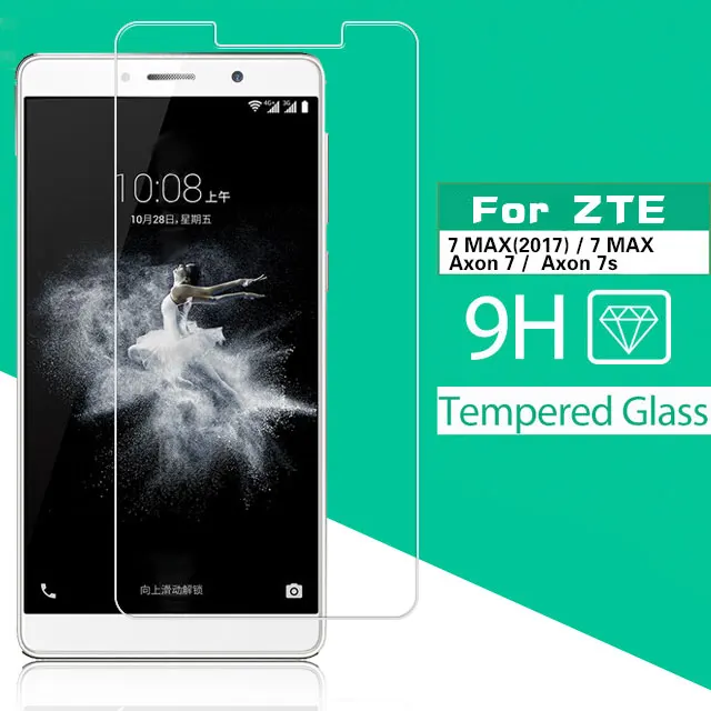 Высококачественное взрывозащищенное Закаленное стекло для ZTE Axon 7 MAX 2017 Mini 7S
