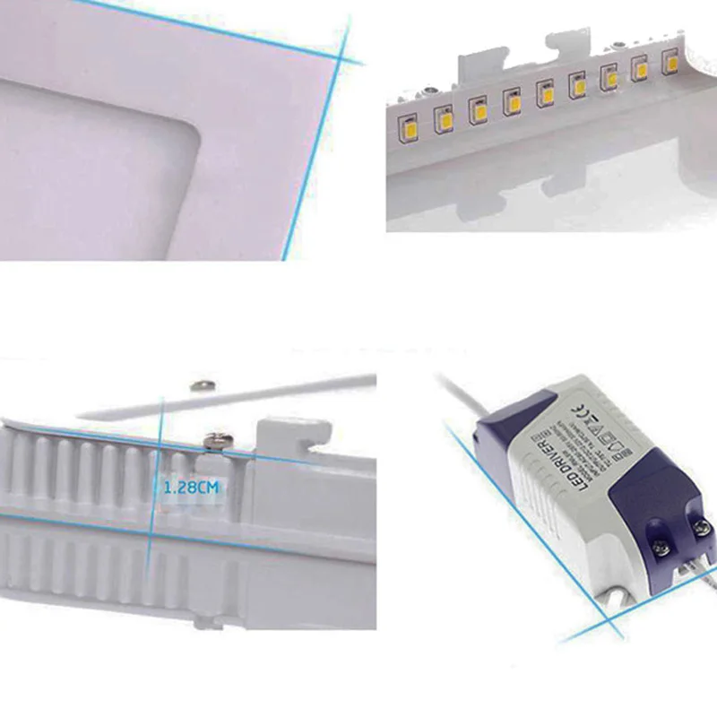 Ультратонкая светодиодная потолочная лампа 5 шт./лот 3 Вт | Освещение
