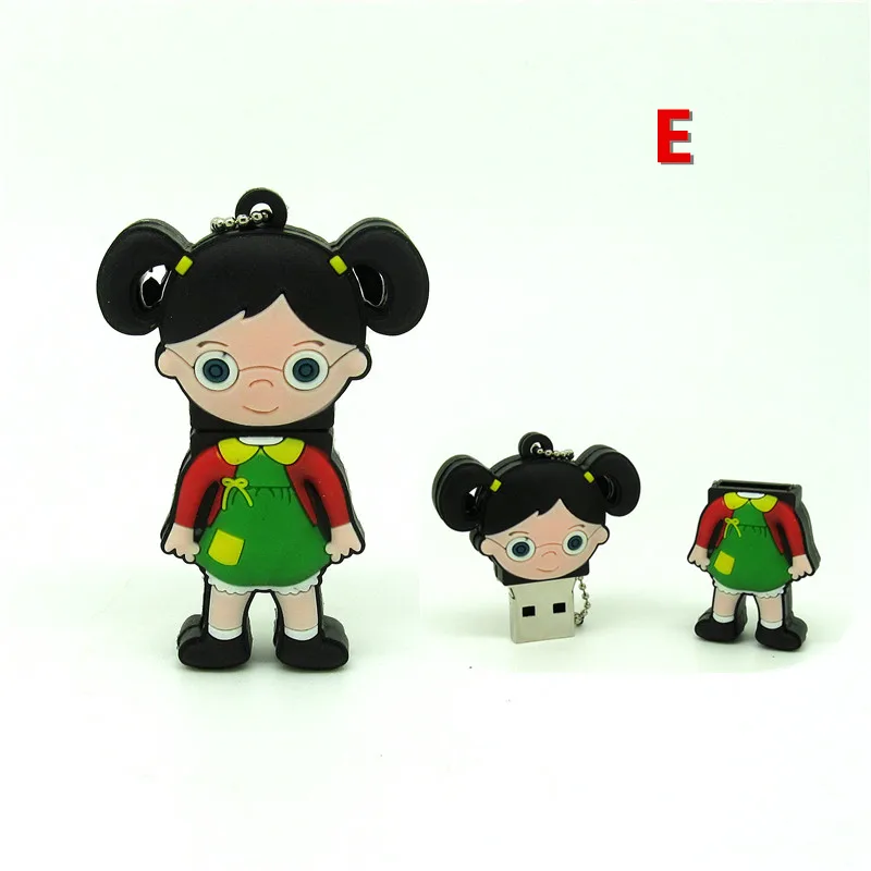 Флэш-накопитель серии Funny girl & boy usb карта памяти для большого пальца