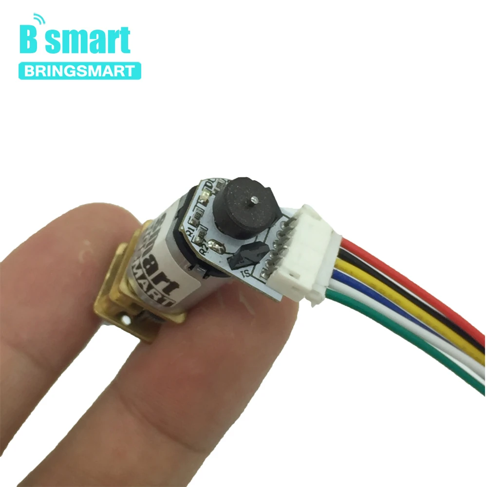 Кодовый диск Bringsmart с кодовым датчиком высокоскоростной редукторный двигатель