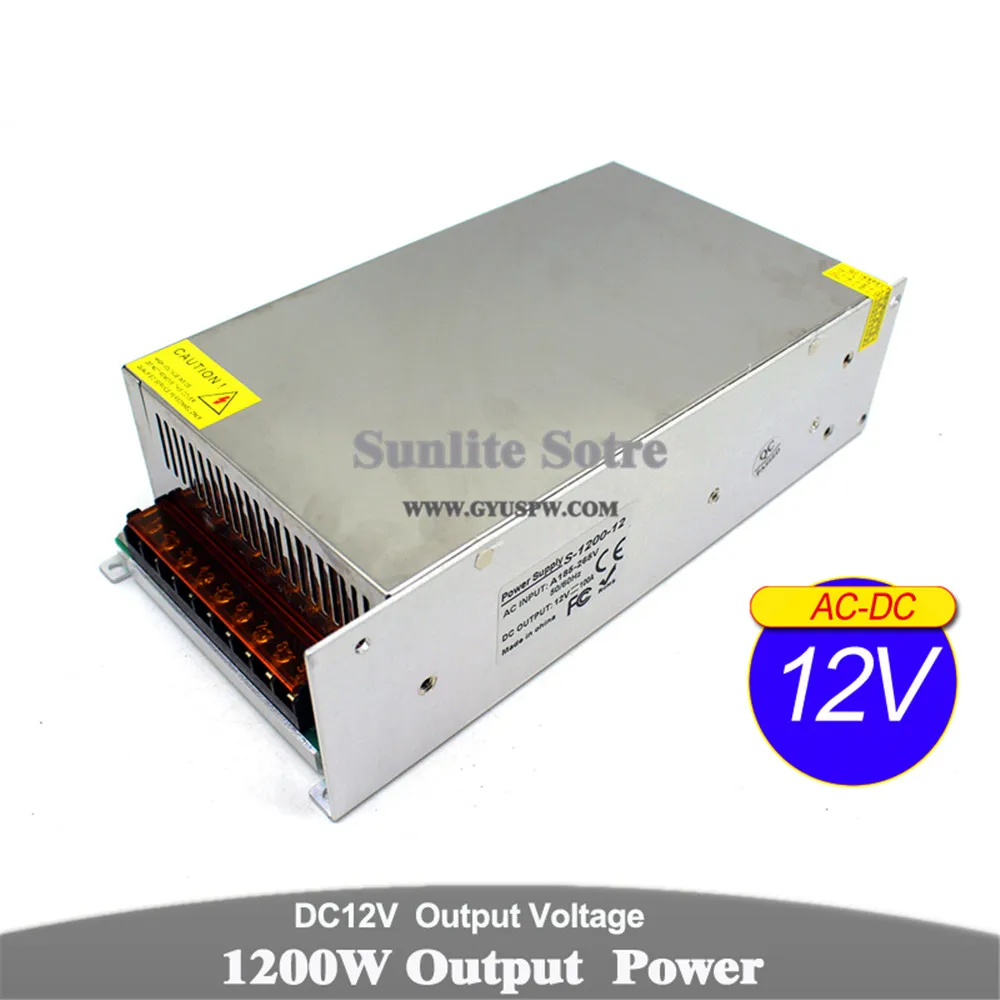 Свет трансформатор DC12V 13,8 V 15V 18V 24V 28V 30V 32V 36V 48V 60V 42В 300W 400W 500W 600W 720W 800W 1000W 1200W DC источник питания