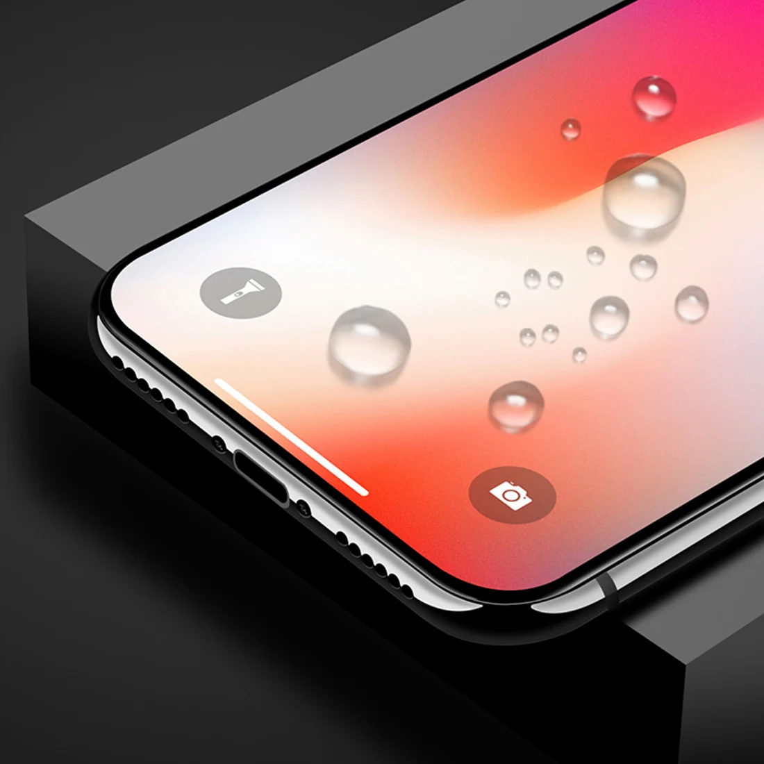 Для iphone 6 6s Plus 8 7 X 6D стекло Полный экран протектор для 5 5S SE алюминиевый сплав