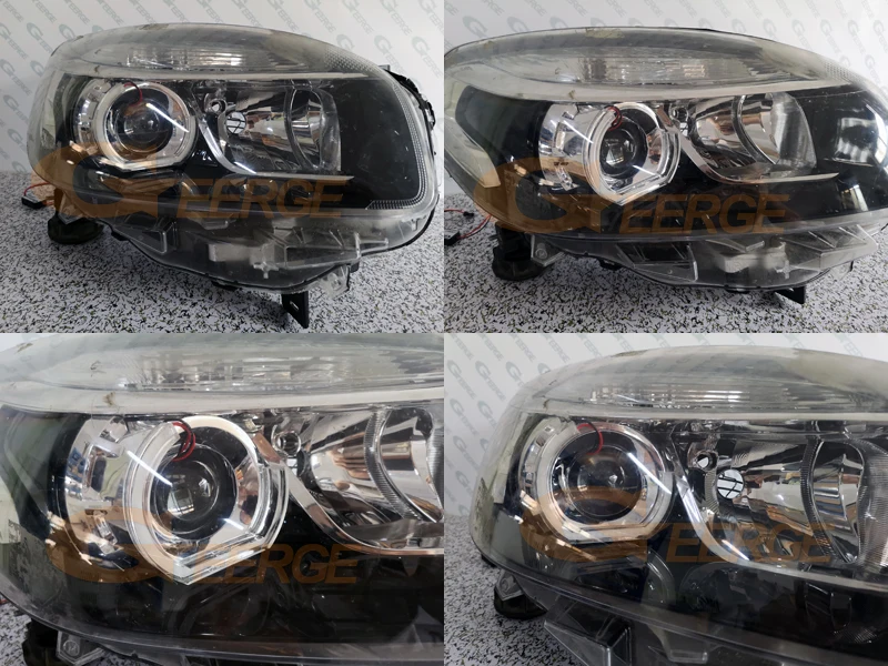 Для Renault Koleos samsung QM5 2012 2013 превосходный хрусталь DTM стиль ультра яркий комплект светодиодов «глаза ангела» Дневной светильник DRL
