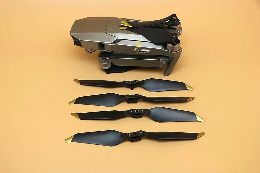 4 пары 8 шт. 8331 малошумные быстросъемные пропеллеры для DJI Mavic Pro/Platinum(золотистый/серебристый) Аксессуары для Mavic Pro