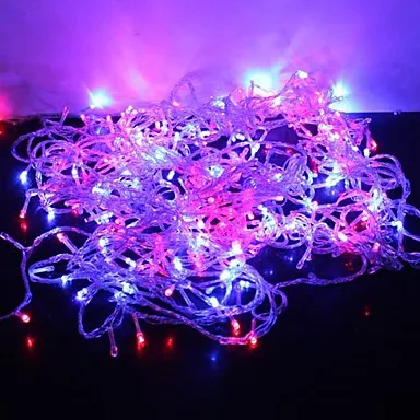 30 м 220 В/110 В 300 LED Рождество фонари, светодиодные строки свет загорается на Рождество Рождественские украшения