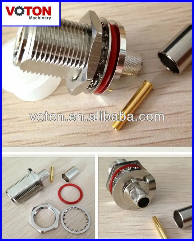 free shipping Type N Female bulkhead crimp connector for LMR240 cable | Строительство и ремонт