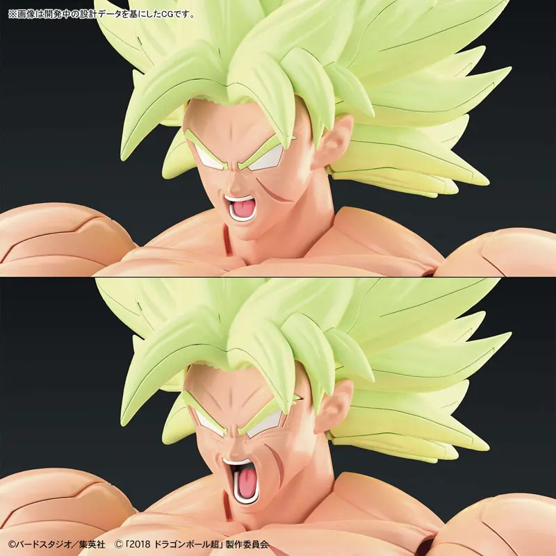 Подлинная Bandai фигура-подъем стандартная сборка Dragon Ball Супер Saiyan Broly полная мощность пластиковая модель Фигурка