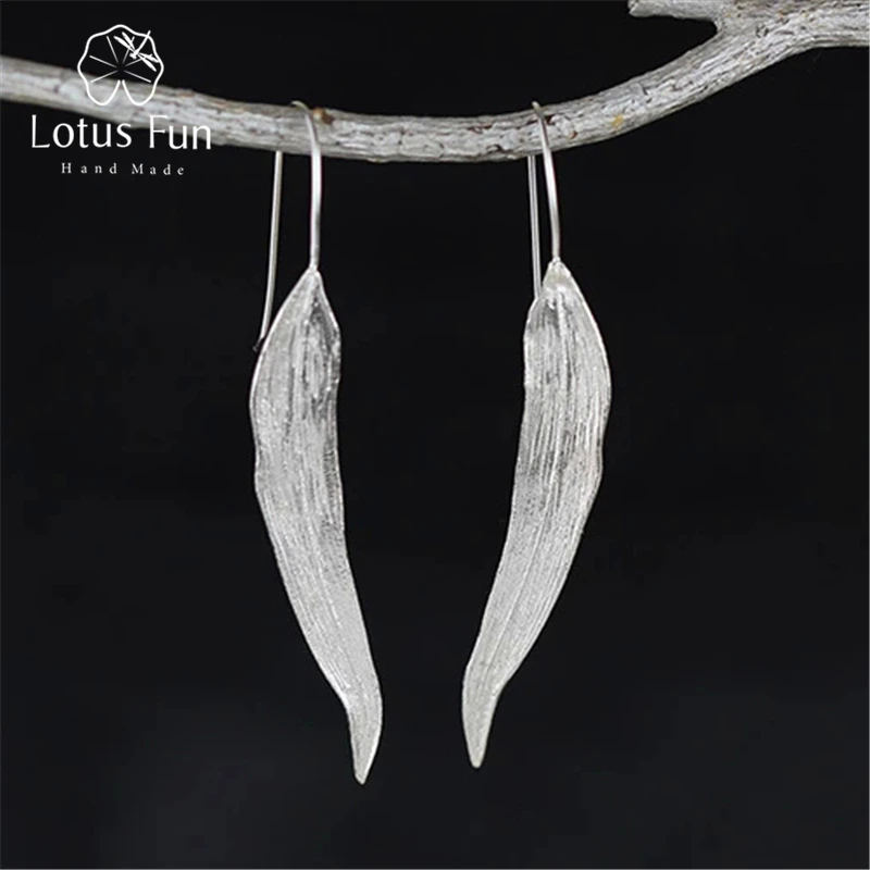Lotus Fun реальные 925 Серебро Природный оригинальный ручной Ювелирные украшения