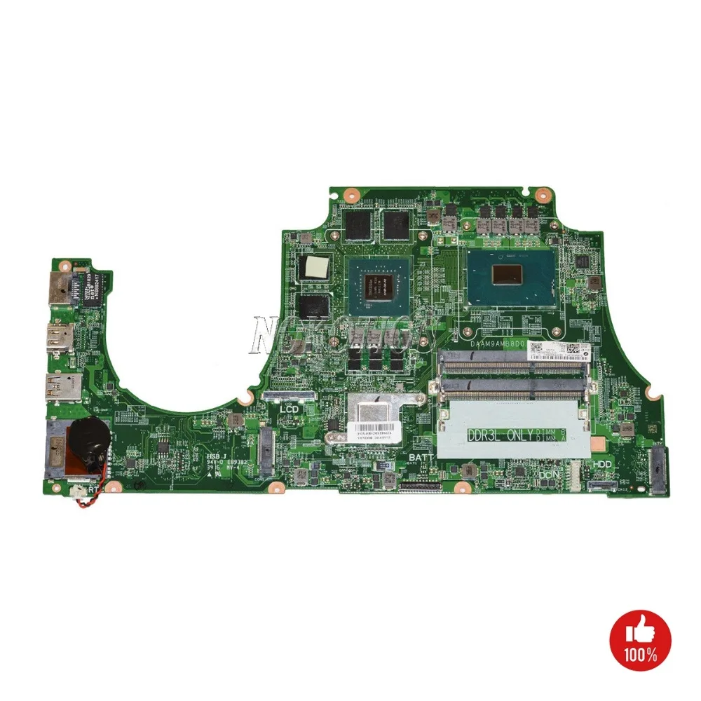 NOKOTION CN-0NXYWD 0 NXYWD DAAM9AMB8D0 1P4N7 для dell Inspiron 15 7559 Материнская плата Intel i5-6300HQ cpu GeForce GTX 960 M