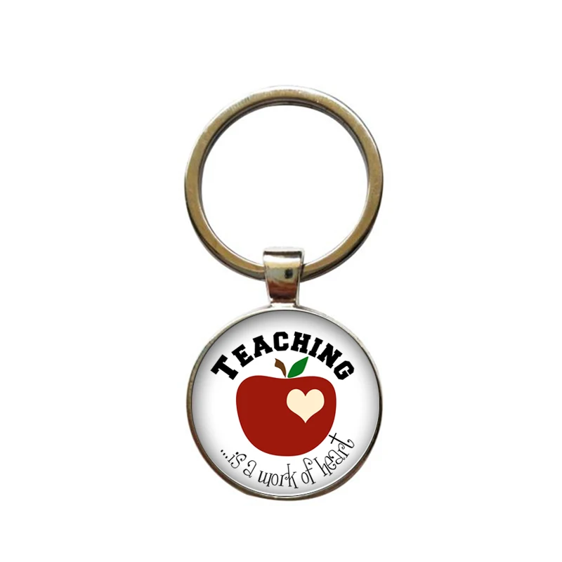 ZDYING I Love My Teacher брелок со стеклянным кабошоном изображение купол подвесные