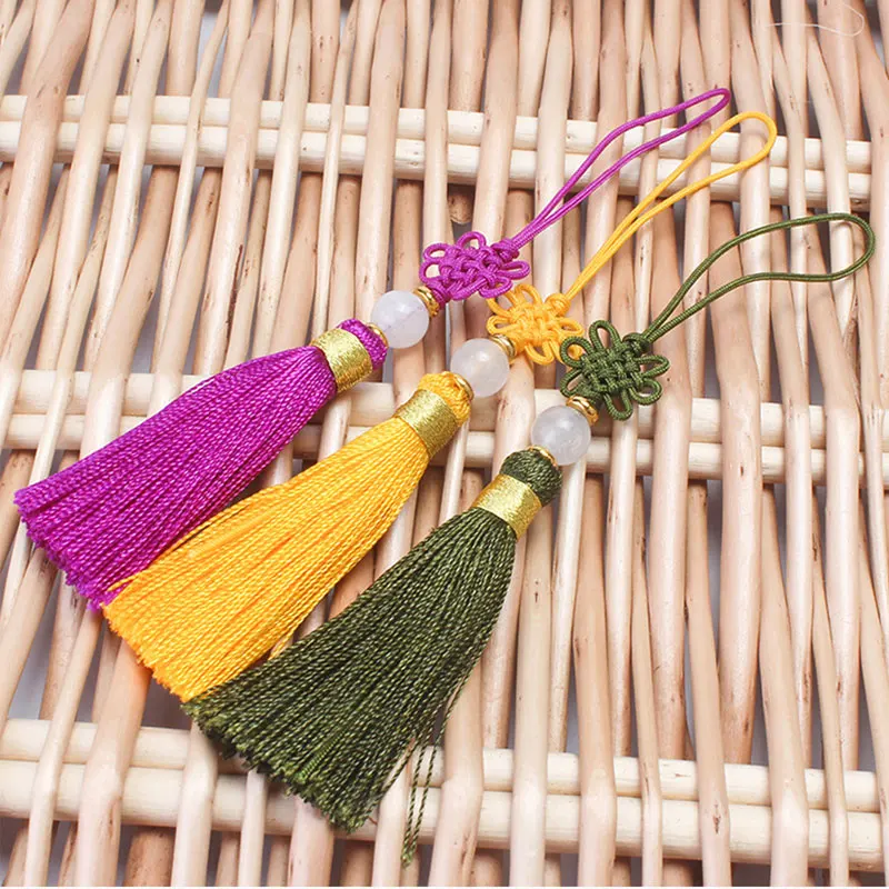 2 шт./лот кисточки декоративные шелковые сделай сам швейные тканевые аксессуары