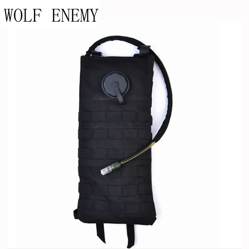 Molle 2.5L гидратационный резервуар для воды, рюкзак, сумка для воды, для спорта на открытом воздухе, для пеших прогулок, охоты, страйкбола, тактическая велосипедная сумка