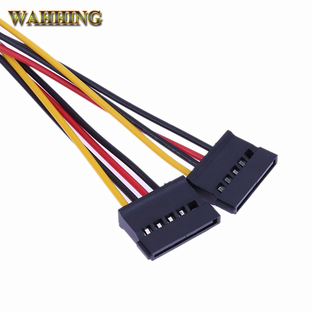 2 шт. Serial ATA SATA 4 Pin IDE/SATA Molex до 15 пин HDD Мощность адаптер кабель жесткого диска HY416 |
