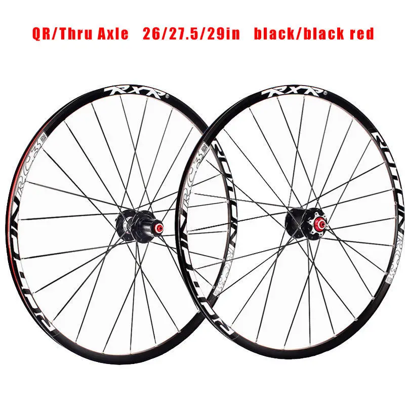 RXR 26er 27,5 er 29er карбоновые колеса для горного велосипеда 25 мм обода 7-11s MTB велосипедные колеса наборы дисковых тормозных колес