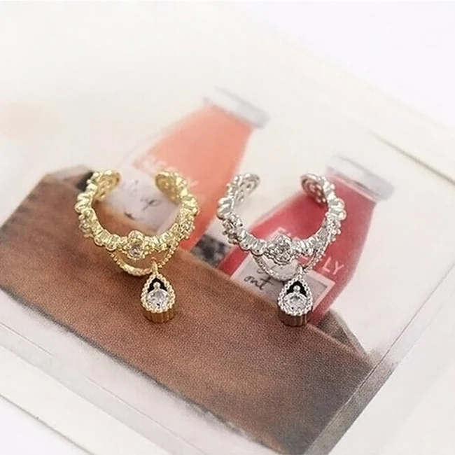 Элегантный зажим для ушей ушной раковины запонки заколка хрящей из горного