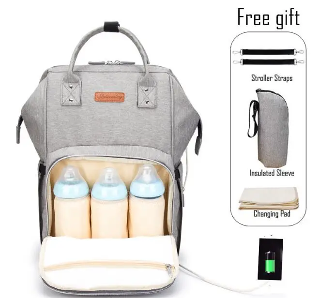 Large maternity mummy diaper bag backpack with usb waterproof baby bags for mom mother nursing stroller nappy changing bag
Large maternity mummy diaper bag backpack with usb waterproof baby bags for mom mother nursing stroller nappy changing bag