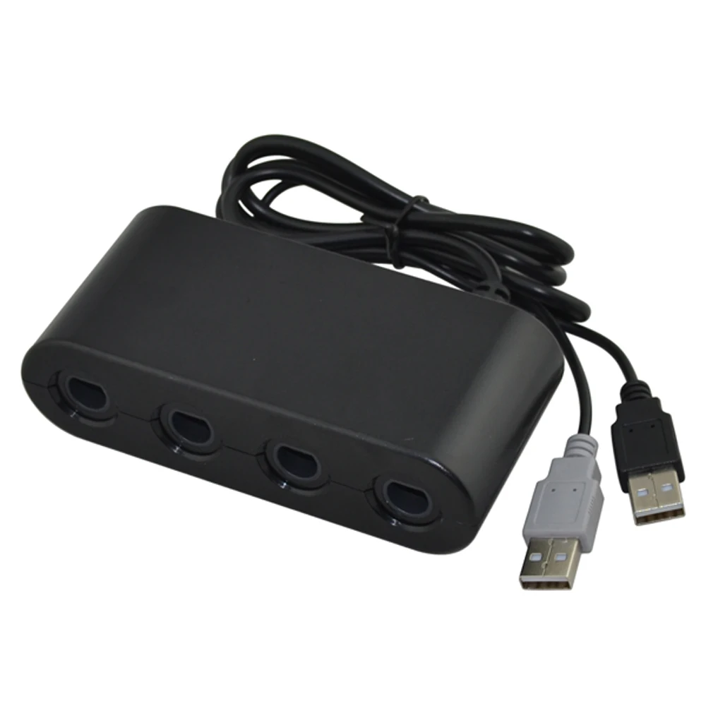 Конвертер с 4 портами для игрового контроллера GameCube Wii U|converter|converter adapter |