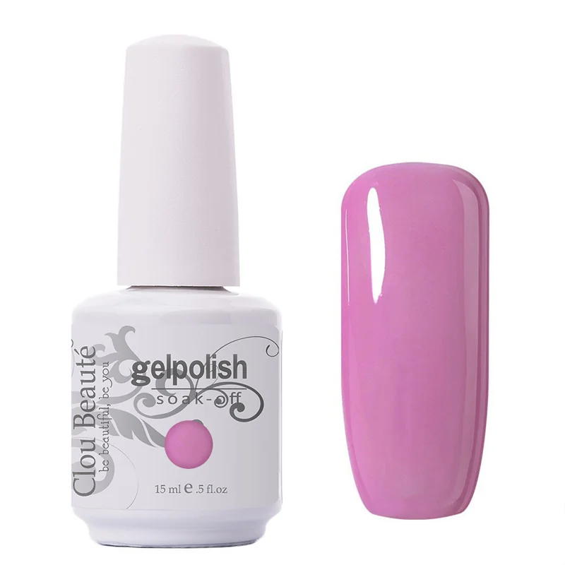 BIZCBB1593 Долговечный Clou Beaute 1 Цвет УФ-гель лак для ногтей Гель-лак Soak Off Top и основа под лак Гель-лак для ногтей гель-лак - Цвет: BIZCBB1593