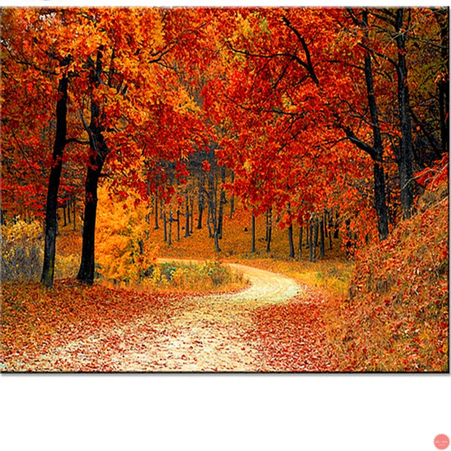 3d Алмазная вышивка осенний лес 5d алмазная картина полная мозаика из страз наборы