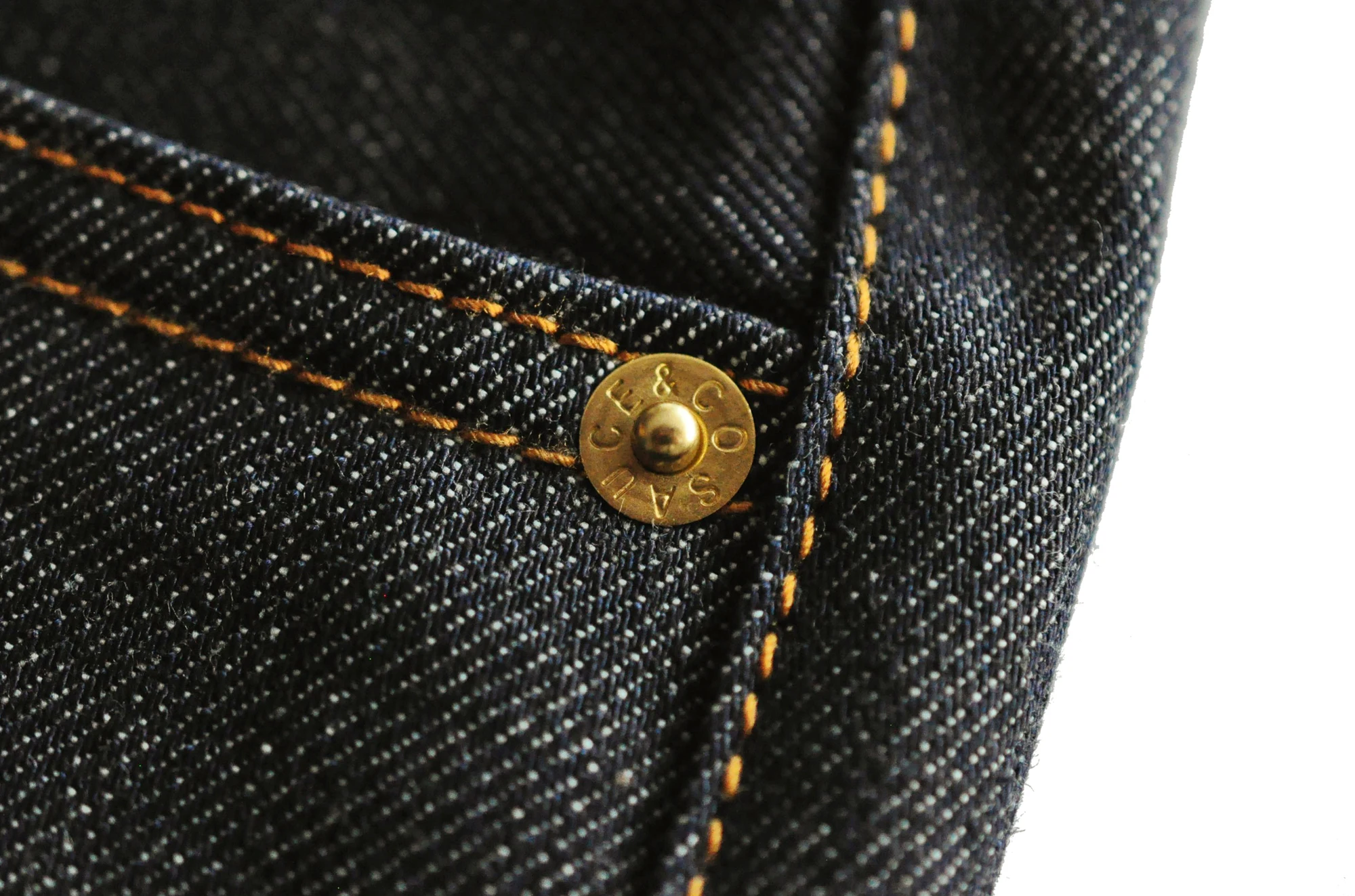 SauceZhan 315xx-см американский белый дуб конус мельницы деним Selvedge джинсы Индиго сырой деним американский Синий джинсы мужские джинсы