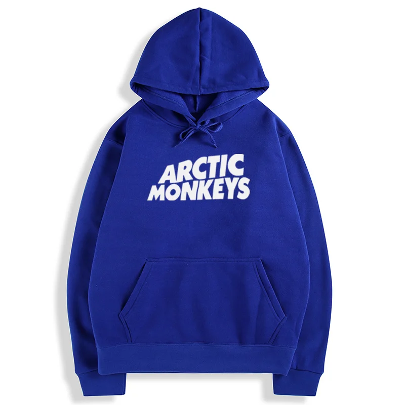 Осень-зима, флисовые толстовки с принтом «ARCTIC MONKEYS», мужские спортивные костюмы с длинным рукавом, пуловеры, мужские свитера для скейтборда в стиле хип-хоп, Новинка - Цвет: blue
