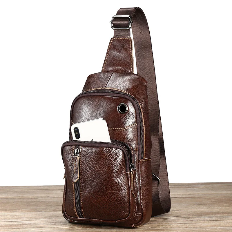 Высококачественная Мужская сумка-мессенджер из натуральной кожи мужские сумки