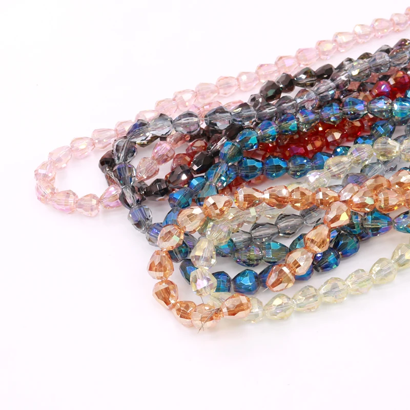 Jewelry accessories crystal beads 7*8mm high-grade DIY material loose curtain gyroscopic shape 20 pcs | Украшения и аксессуары