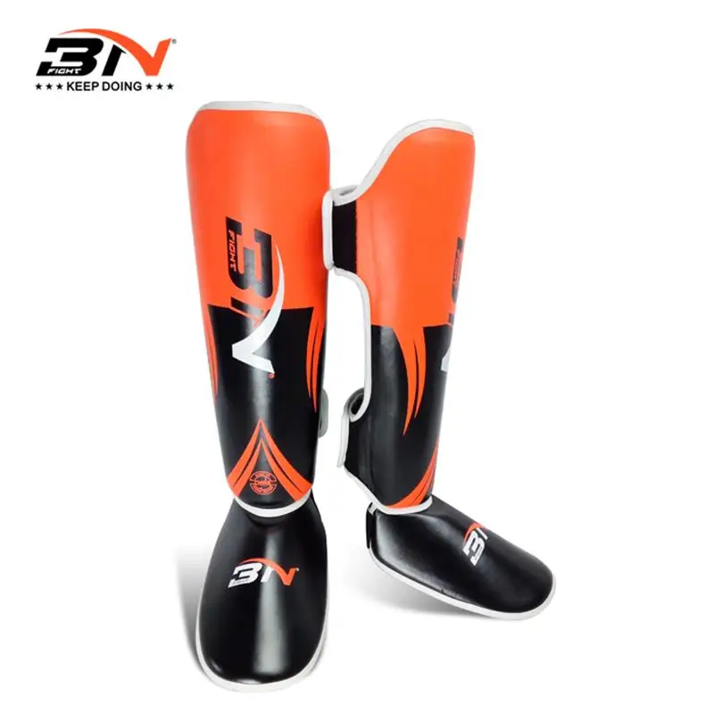 

Muay thai shin guards For Men and women Foam Pads Support Boxing Leg Guards MMA Kick Foot Protective kickboxing Ankle Support
