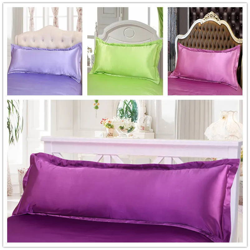 Декоративные наволочки из искусственного шелка длина 50*120 см|decorative pillowcases|silk