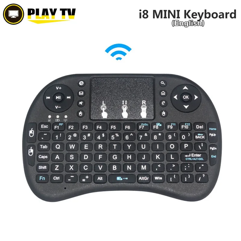 Оригинальная i8 2 4G мини беспроводная английская Литиевая Аккумуляторная