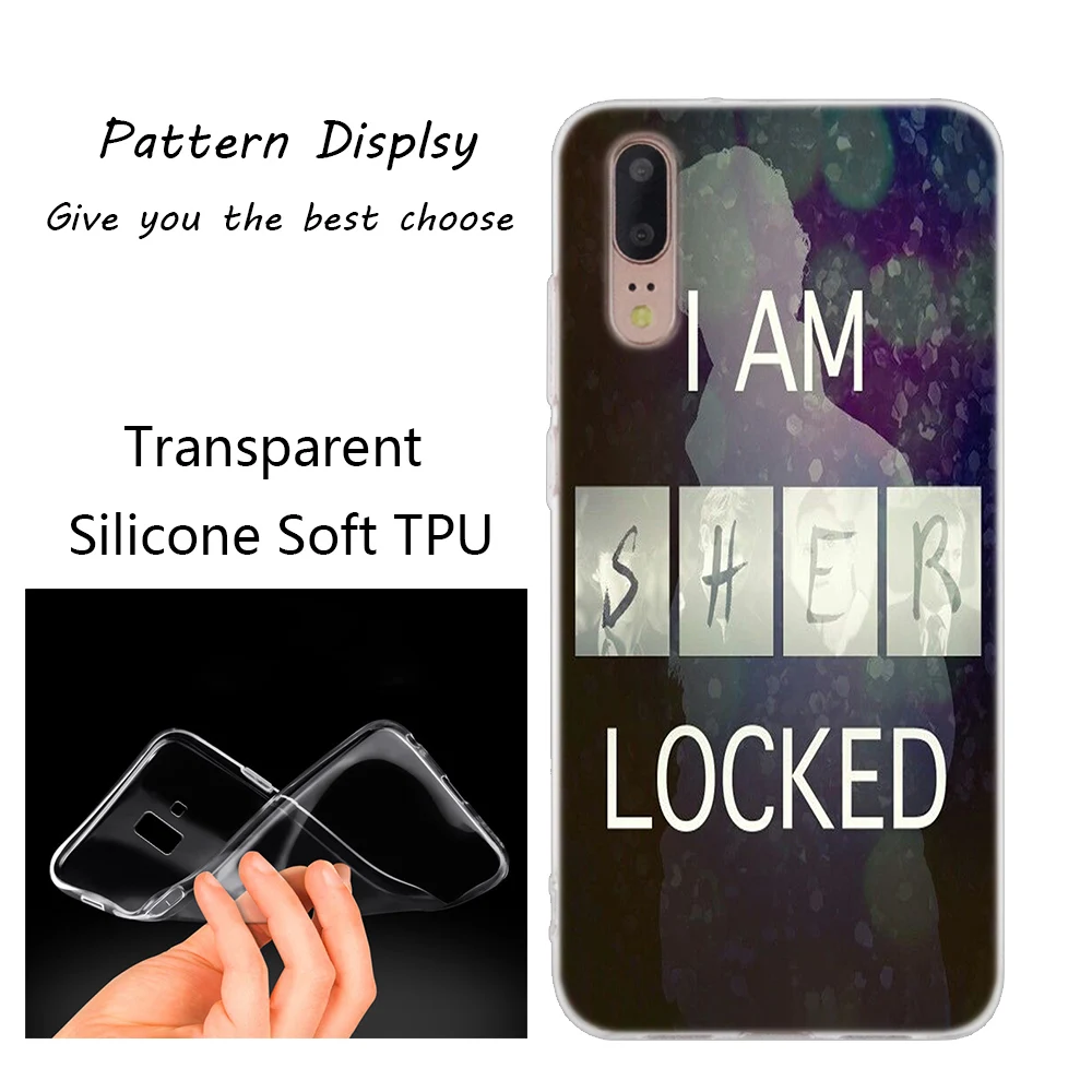 009 Популярный силиконовый чехол 221B i am Sherlock Holmes Sherlocked для huawei P30 P20 P10 P9 P8 Lite P30 P20 Pro Mini P Smart Plus - Цвет: 009