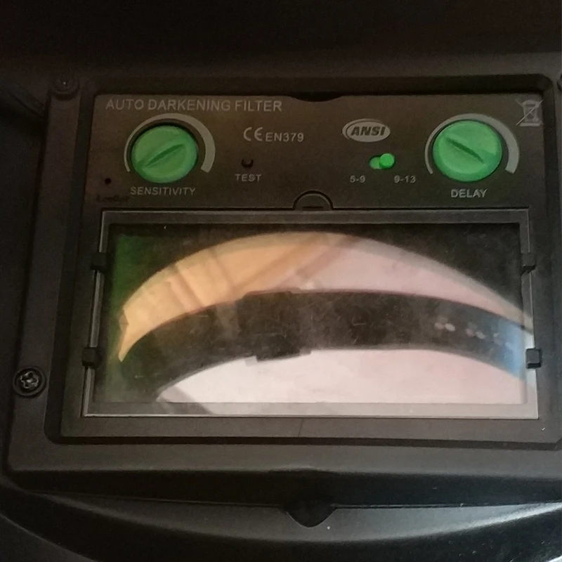 Двойной объектив 2 датчика Солнечная Авто Затемнение Сварочный Шлем Tig Mma