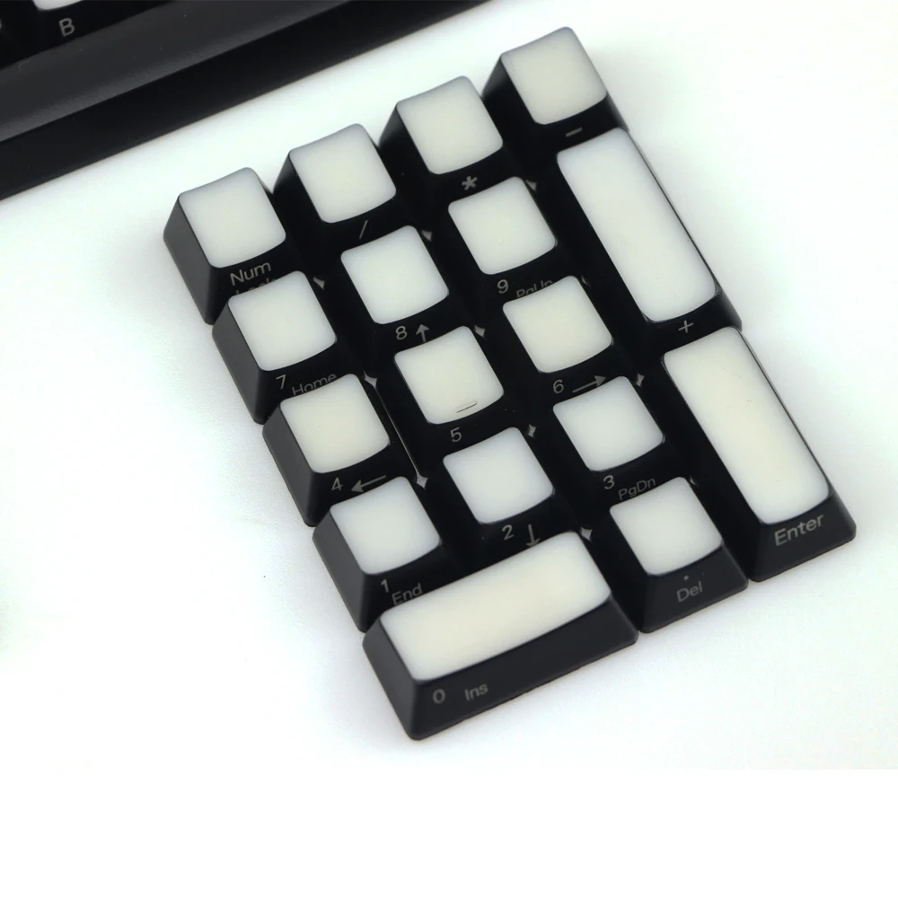 Передняя/боковая печатная подсветка Keycaps 104 ANSI раскладка tranlucidus abs для Cherry MX