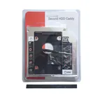 Адаптер для модуля SATA 2nd HDD SSD Caddy для Dell Inspiron 14z 5423 15z 5523 15R 5537 5521 5721 (Подарочная рамка для оптического привода)