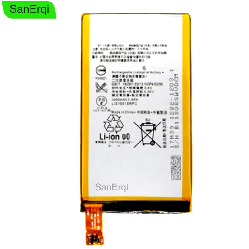 Аккумулятор для SONY Xperia Z3 Compact mini C4 M55W D5833 SO 02G Высокое качество полная емкость 2600mAh