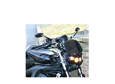 Черный мотоцикл фара обтекатель поворотники Streetfighter для Yamaha Honda Kawasaki Suzuki уличный