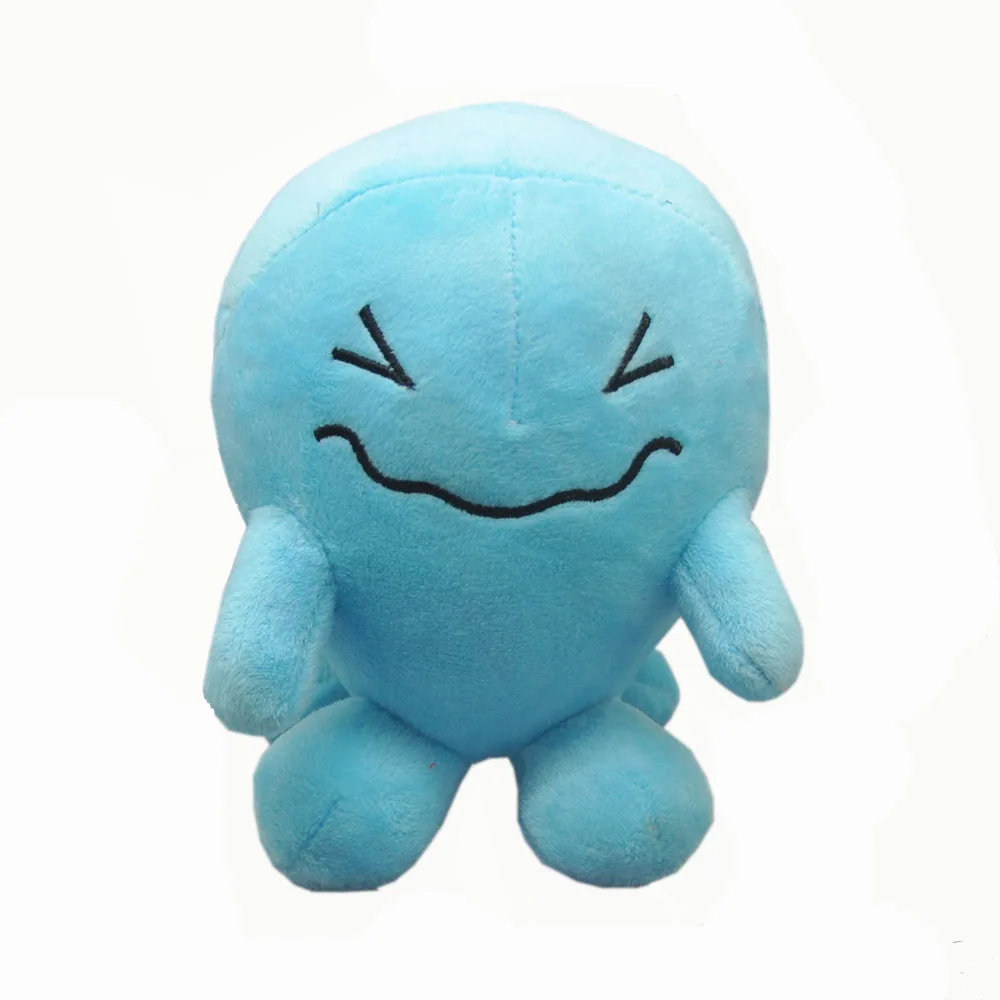 Wobbuffet 14cm Mimikyu Mudkip Mew Meowth Psyduck Poliwag Raichu Rotom Snorlax Totodile Treecko Vlupix Wobbuffet Zygarde Voltorb плюшевые игрушки SYQQ - Цвет: Wobbuffet 14cm