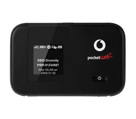 Vodafone R215 Pocket LTE 4G 150 /, Wi-Fi   -   LTE FDD 800/1800/2600