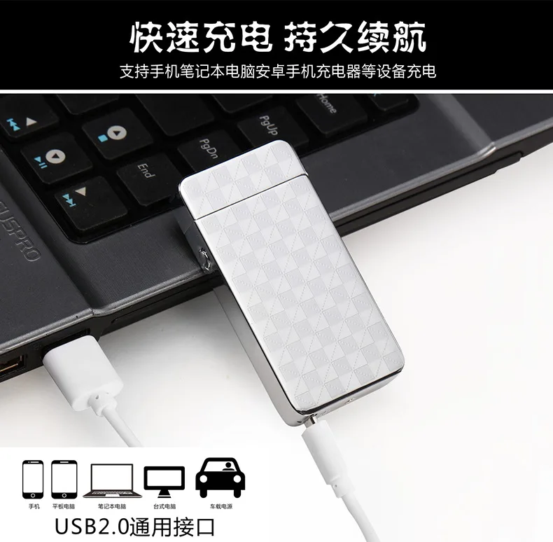 Креативные Плазменные электрические зажигалки с зарядкой от usb для прикуривателя, электронные импульсные зажигалки для табачного дыма