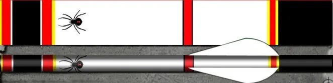 14 шт./лот обертки для стрел/Fletching углеродный стрельбы из лука/стекловолокна
