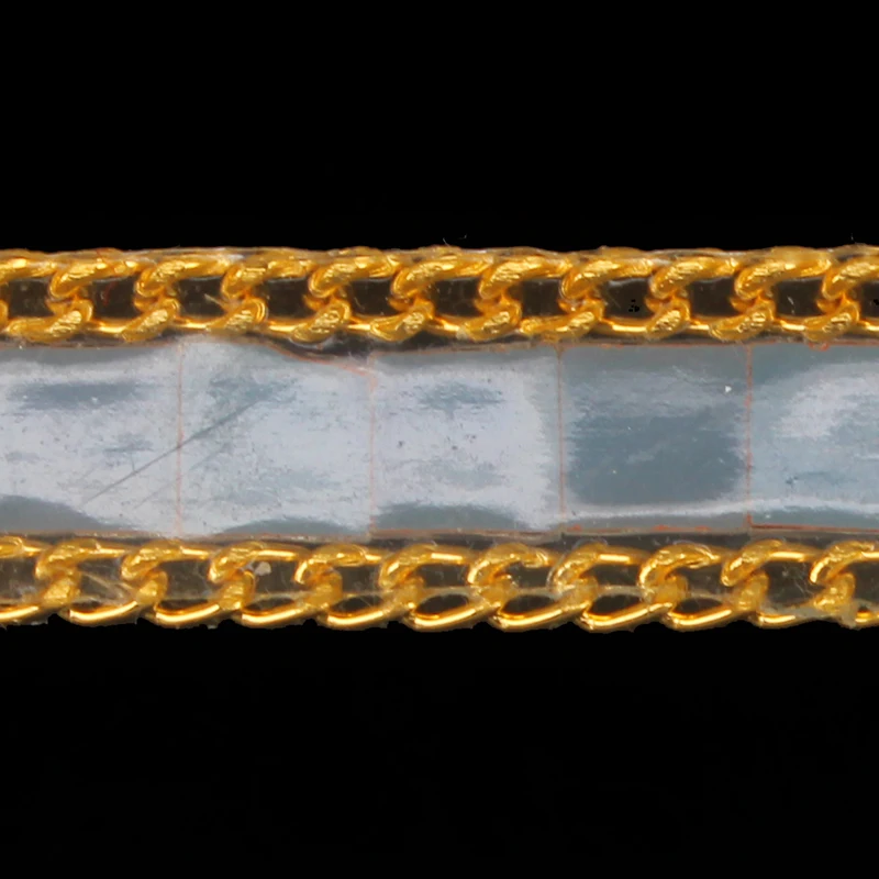 5 ярдов квадратные белые стразы кристалл с золотой цепочкой железо на горячей