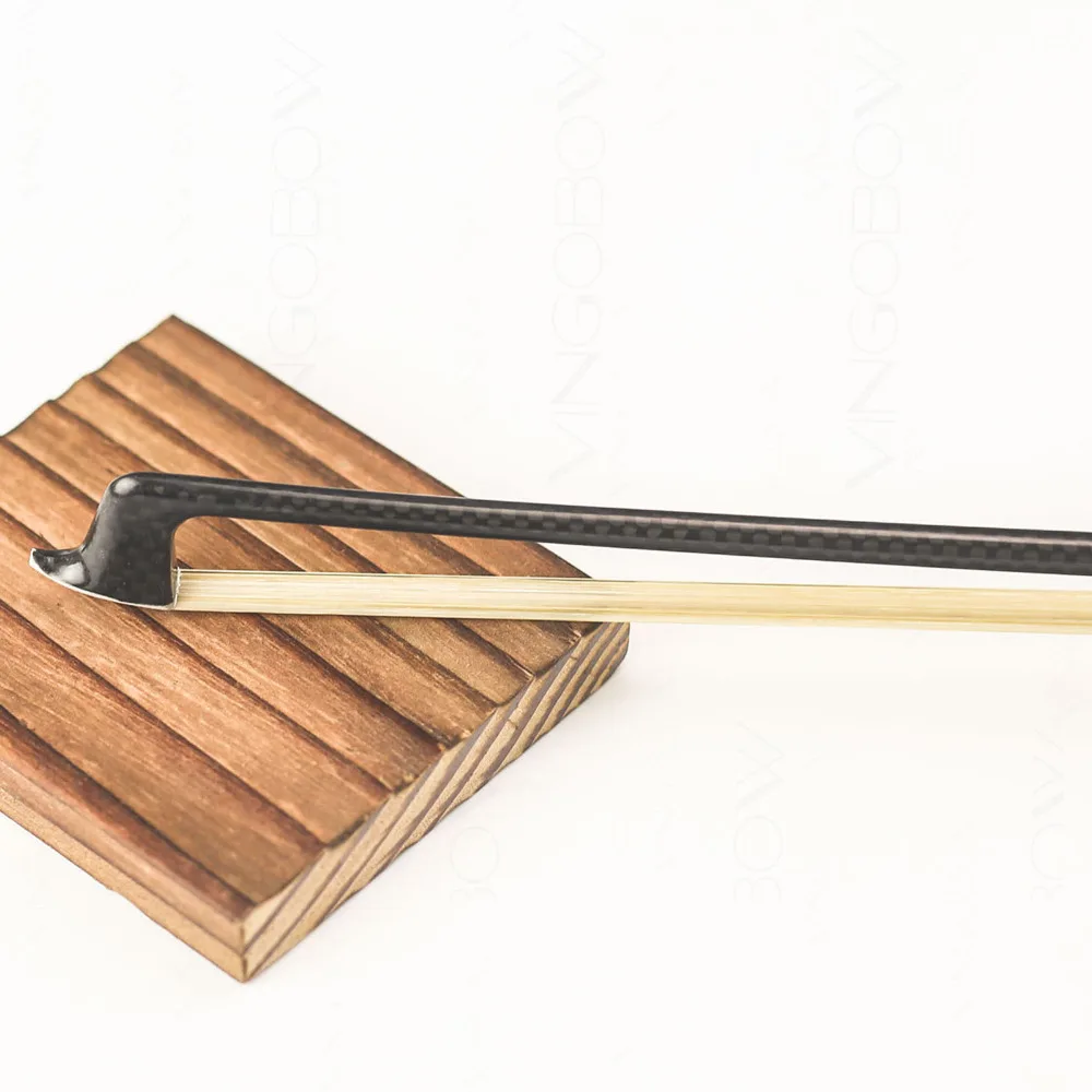 Vingopow 110 м текстурированное углеродное волокно VIOLA BOW Ebony Frog никель серебристый