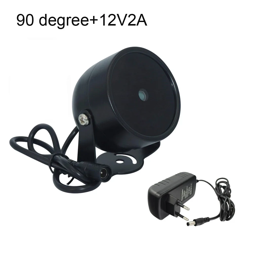 light with 12V CDYCAM 4 массива ИК светодиодный осветительный Светильник ИК инфракрасный металлический водонепроницаемый заполняющий светильник для камеры видеонаблюдения ночного видения 12v2a - Цвет: light with 12V