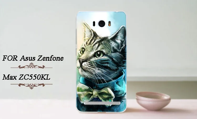 Чехол для Asus Zenfone Max ZC550KL 5 дюйма Высококачественная задняя крышка с милым