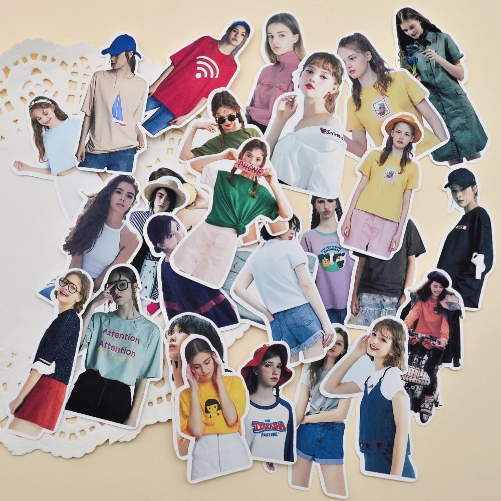 28 шт. креативные наклейки на одежду для фотографий|Канцелярские наклейки| |