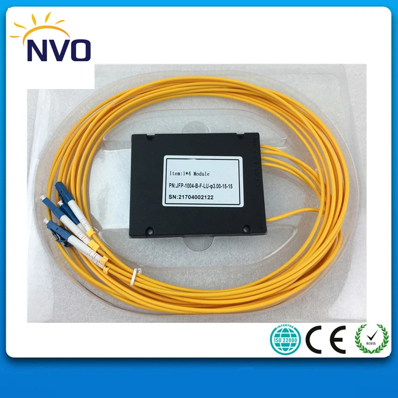 Бесплатная доставка 1x4 ABS Box PLC сплиттер модуль 1*4 FC/UPC Волоконно Оптический