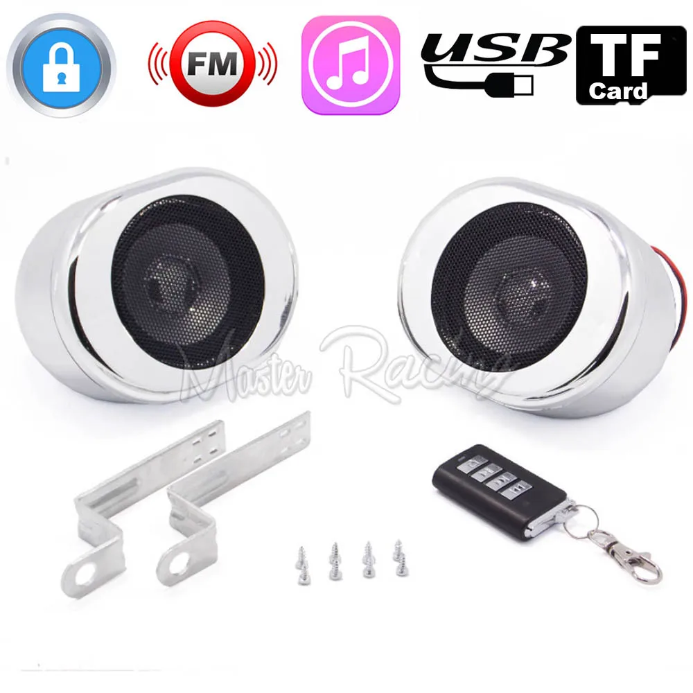 Мотоцикл MP3 Спик сигнализация дистанционного Управление мото скутер Музыка