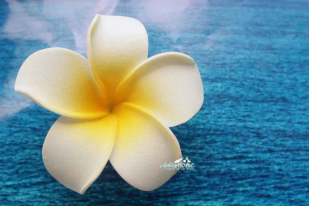 Желтая французская Плюмерия цветок ПВХ пена 3D магнит на холодильник|craft stock|craft