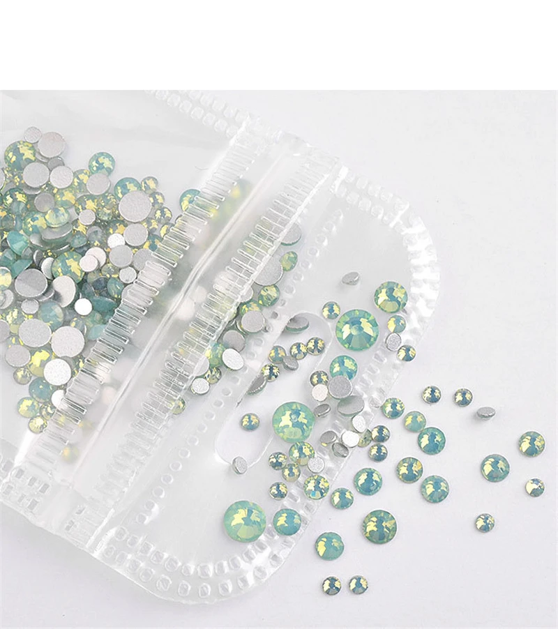 1 упаковка смешанные размеры (SS4-SS20) хрустальные цветные опаловые украшения для