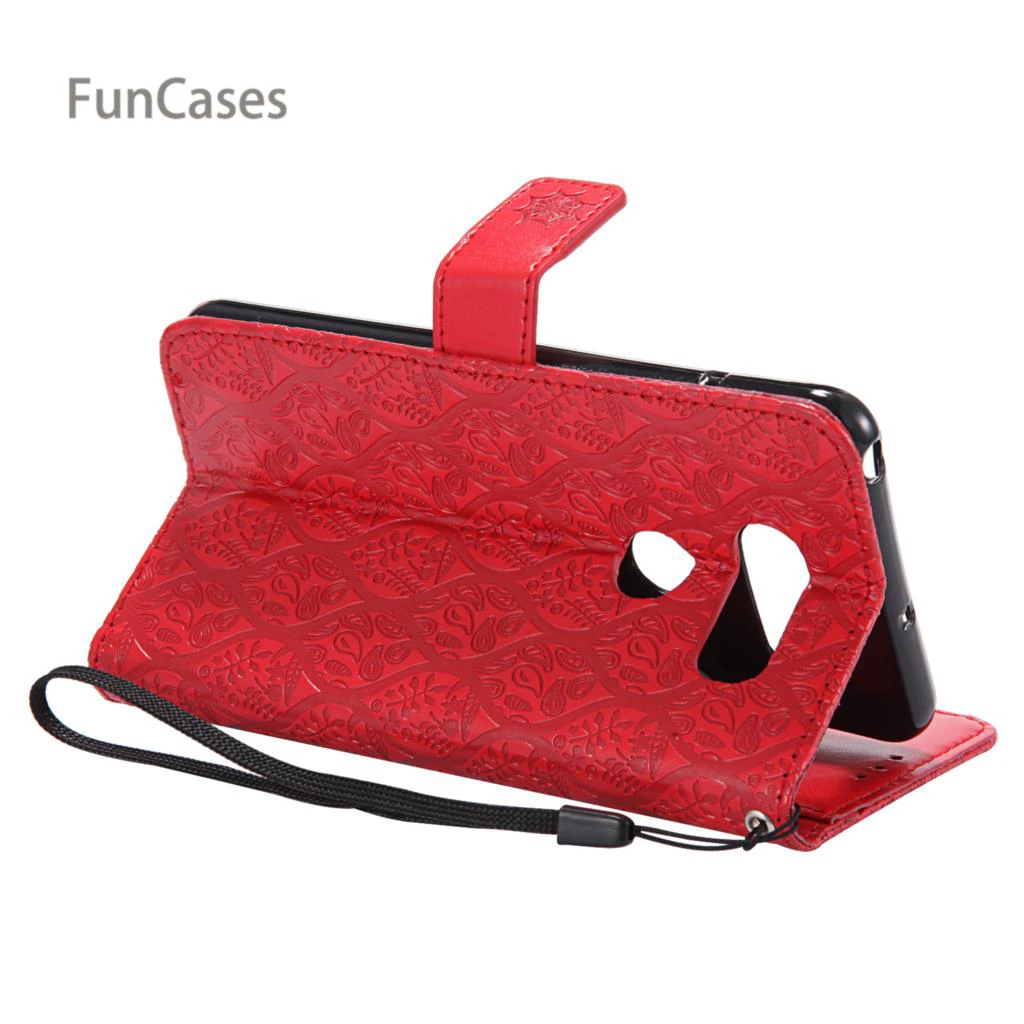 3D Vine Flip Case sFor Funda LG V30 PU Leather Back Cover Transparent Phone Telephone Accessories Deloque | Мобильные телефоны и